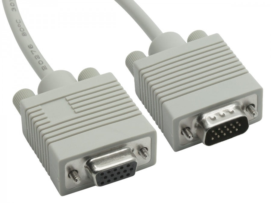8Ware VGA Monitor Extension Cable 2m HD15 pin Male to Female 8Ware VGA Monitor Extension Cable 2m HD15 pin Male to Female